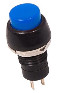 Выключатель Rexant 36-3071 кнопка 250V 2А (2с) ON-OFF синяя Micro (PBS-20А)