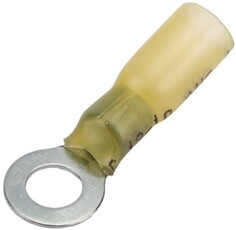 Наконечник Rexant 08-0058 кольцевой изолированный термоусаживаемый диам. 6.5 мм 4-6 мм2 (НКи-т 6.0-6/НКи-т5,5-6) желтый
