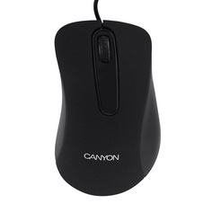 Мышь Canyon CM-2 CNE-CMS2 проводная, DPI 800, 3 кнопки, черный