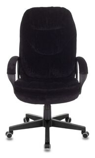 Кресло офисное Бюрократ CH-868N/LT-20 руководителя, крестовина пластик, ворсовая ткань, цвет: черный