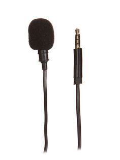 Микрофон mObility MMI-3 УТ000027563 петличный, mini jack 3.5mm, черный