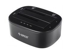 Внешний корпус Orico 6228US3-C-BK для жестких дисков HDD/SSD 2,5" и 3,5", 2 слота, до 8ТБ каждый