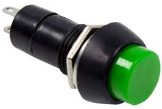 Выключатель Rexant 36-3042 кнопка 250V 1 А (2с) OFF-(ON) Б/Фикс зеленая (PBS-11В)