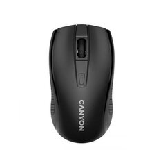 Мышь Wireless Canyon MW-7 CNE-CMSW07B 2.4Ghz, 6кн., DPI 800/1200/1600, 1 AA battery, black