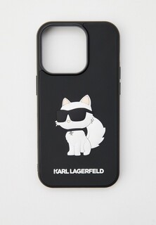 Чехол для iPhone Karl Lagerfeld 14 Pro, 3D Rubber