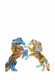 Пазл Davici Мустанги. Дикий запад