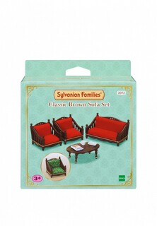 Набор игровой Sylvanian Families Классическая коричневая мебель для гостиной