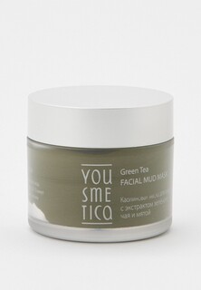 Маска для лица Yousmetica с экстрактом Зелёного чая и мятой