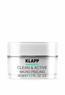 Пилинг для лица Klapp Микропилинг CLEAN&ACTIVE Micro Peeling 50 мл