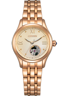 Японские наручные женские часы Citizen PR1043-80P. Коллекция Automatic
