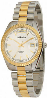 Швейцарские наручные мужские часы Adriatica 1090.2113Q. Коллекция Gents