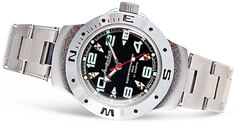 Российские наручные мужские часы Vostok 2416.00-060334. Коллекция Амфибия