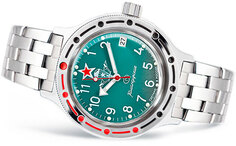 Российские наручные мужские часы Vostok 2416.00-420307. Коллекция Амфибия