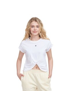 Converse Женская футболка Star Chevron Twist Cropped T-Shirt
