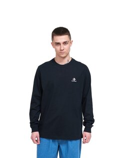 Converse Толстовка Converse Go-To Embroidered Star Chevron Long Sleeve Tee Unisex