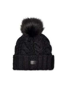 UGG Шапка W Knit Cable Hat W F Fur Pom