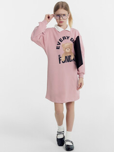 Платье для девочек розовое с печатью Mark Formelle