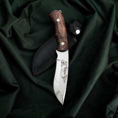 Нож егерь, нержавеющая сталь 65х13 Сердце Кизляра