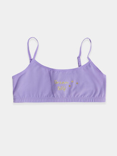 Бюстье для девочек фиолетовое с печатью Mark Formelle