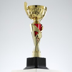 Кубок 155a, наградная фигура, золото, подставка пластик, 39 × 22 × 11,5 см. Командор