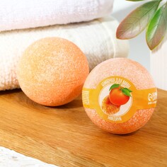 Бомбочка для ванны 120 г, аромат мандарина, кладовая красоты