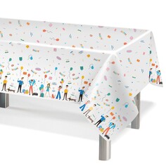 Скатерть одноразовая, маленькие истории, 120*180 см, 1 шт. NO Brand