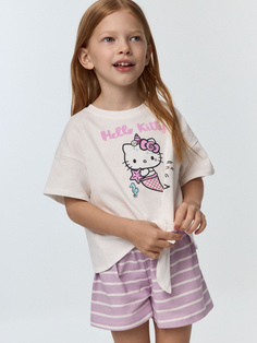 Комплект из топа и шорт для девочек