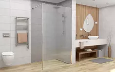 Неподвижная перегородка 110 см Deto MC110 прозрачное