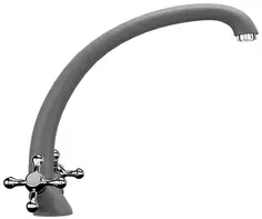 Смеситель для кухни Ulgran графит U-013-342