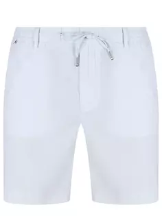 Шорты Regular Fit из хлопка и льна Boss