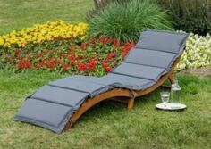 Шезлонг-лежак AFM-803A серый Afina