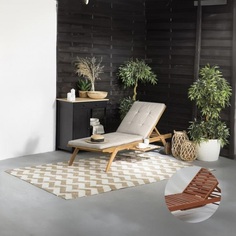 Шезлонг-лежак A37B Beige Afina