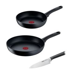 Сковороды Black Stone 24/28 см + нож Ever Sharp Tefal