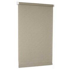 Рулонная штора Лен РБ, 170х120 см, ширина крепления 124 см, серая, Delfa, СРШ-03-2404