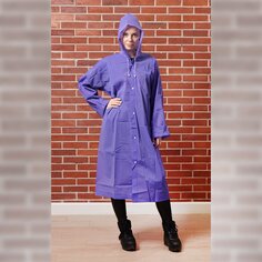 Дождевик пончо 65х110 см, с капюшоном, кнопки, полиэстер, UNI, с застежкой-кнопками, Y6-1827