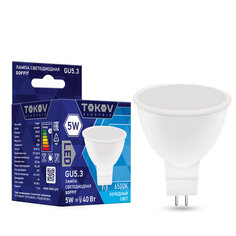 Лампа светодиодная Tokov Electric матовая софит 5w цоколь GU5.3 холодный свет