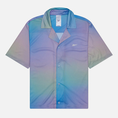 Мужская рубашка Reebok Classic Dopamine All Over Print, цвет голубой