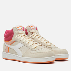 Женские кроссовки Diadora Magic Basket Demi Suede, цвет бежевый, размер 40 EU