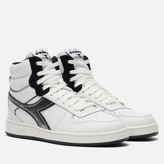 Женские кроссовки Diadora Magic Basket Mid Metal, цвет белый