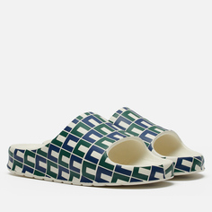 Мужские сланцы Lacoste Serve Slide 2.0 Monogram, цвет синий