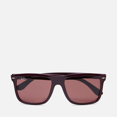 Солнцезащитные очки Ray-Ban Boyfriend Two, цвет бордовый, размер 57mm