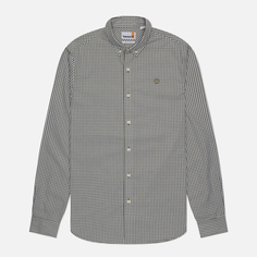 Мужская рубашка Timberland Micro Gingham Poplin, цвет оливковый, размер S