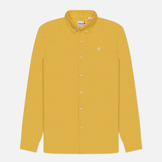 Мужская рубашка Timberland Mill Brook Linen, цвет жёлтый, размер S