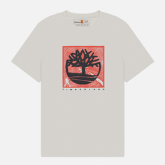 Мужская футболка Timberland Front Graphic, цвет белый, размер XL