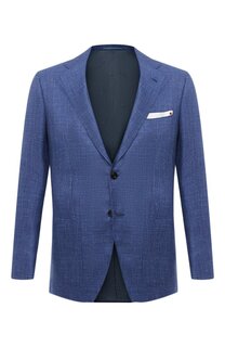 Пиджак из кашемира и шелка Kiton