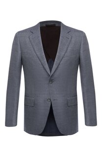 Пиджак из кашемира и шелка Zegna