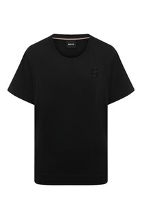 Хлопковая футболка BOSS