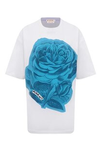 Хлопковая футболка Marni