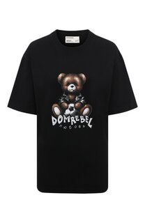 Хлопковая футболка DOMREBEL