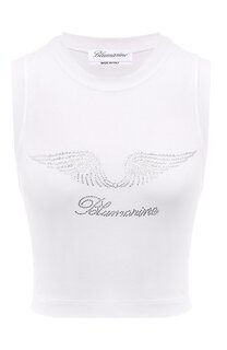 Хлопковая майка Blumarine